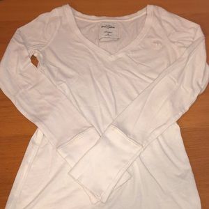 Girls Abercrombie Cute Stretch Long Sleeve Shirt